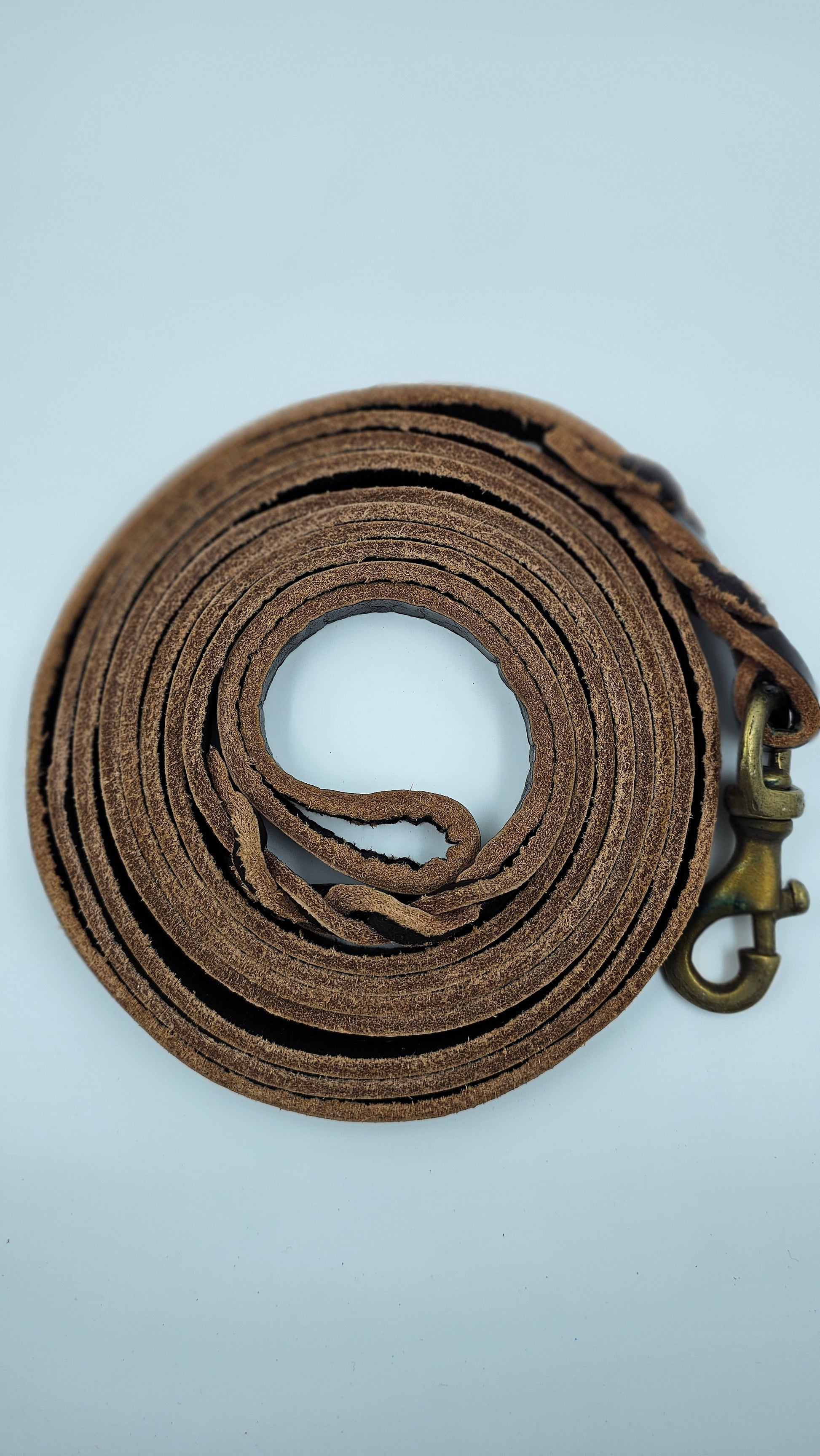 Premium Leather Dog Leash – 9 Feet Long
