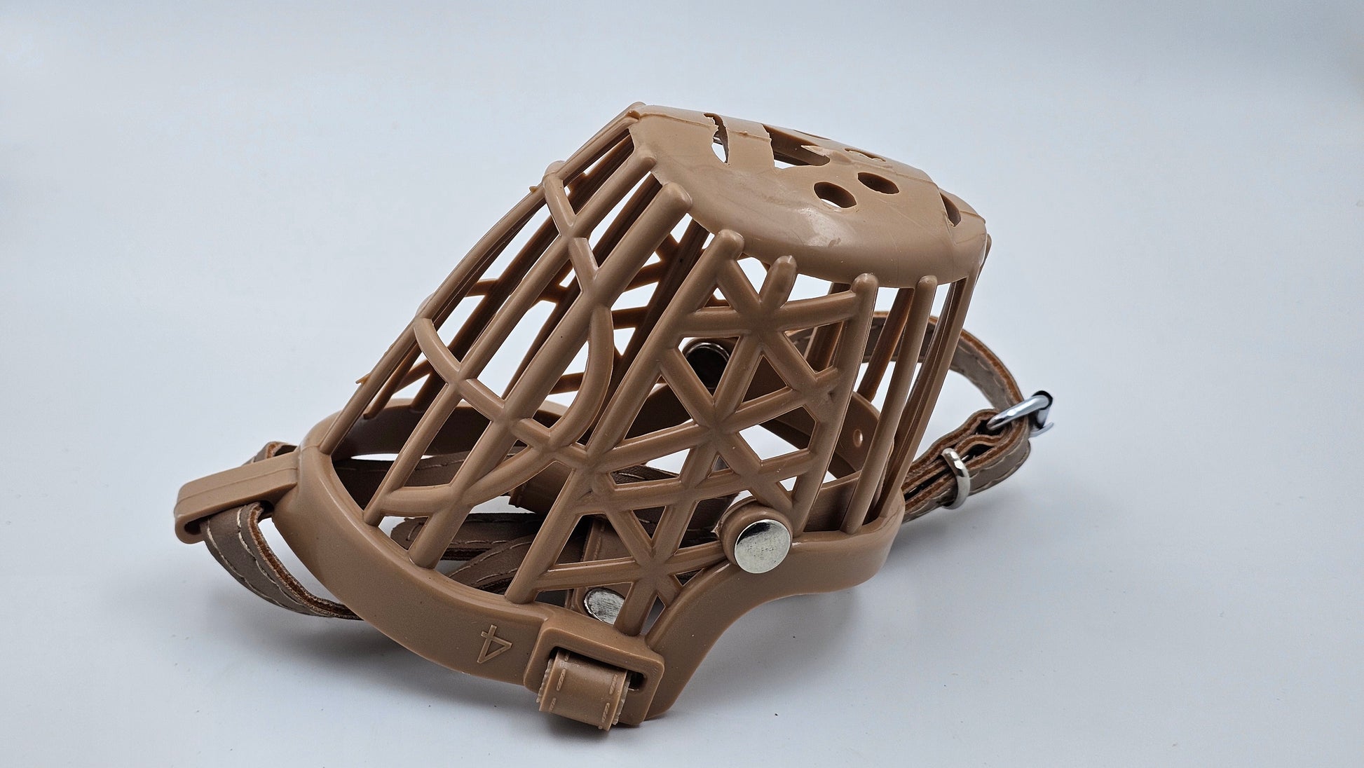 Durable Basket Dog Muzzle - Size 4