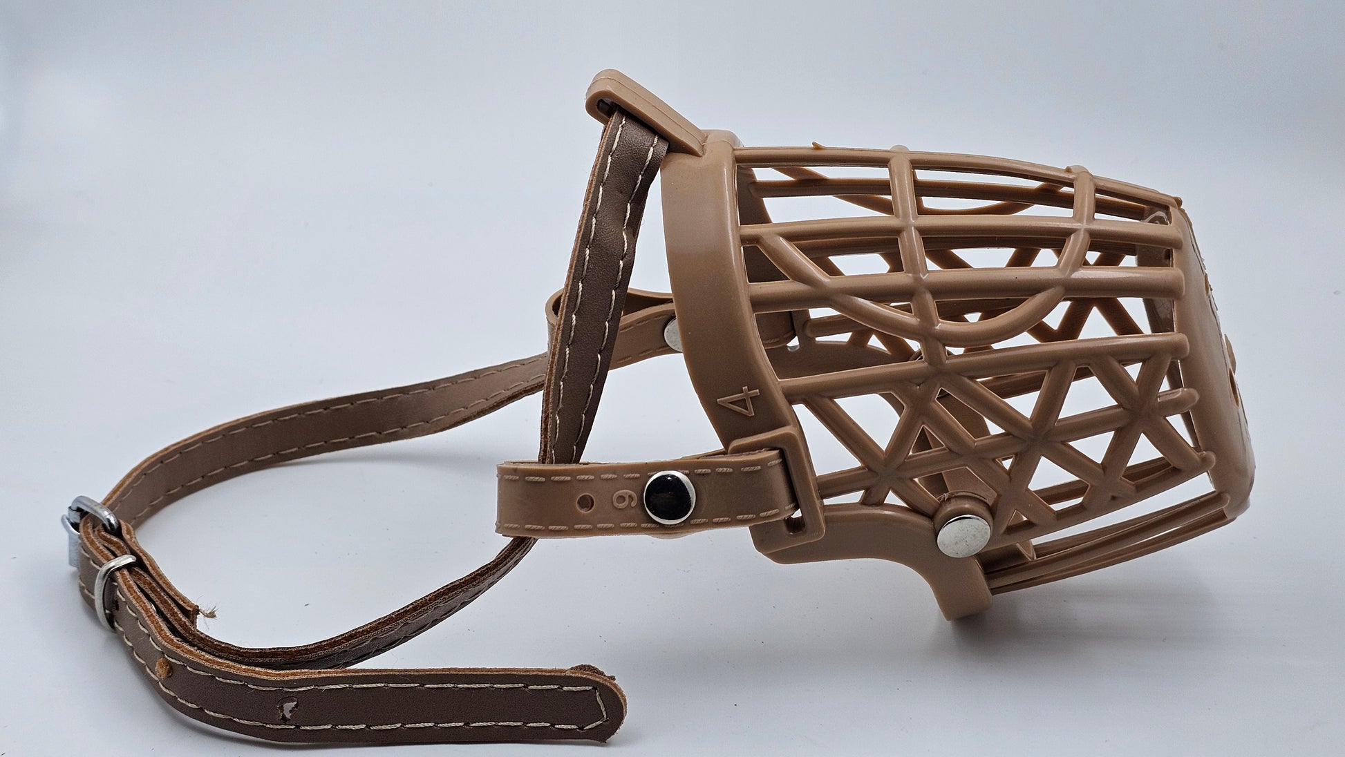 Durable Basket Dog Muzzle - Size 4