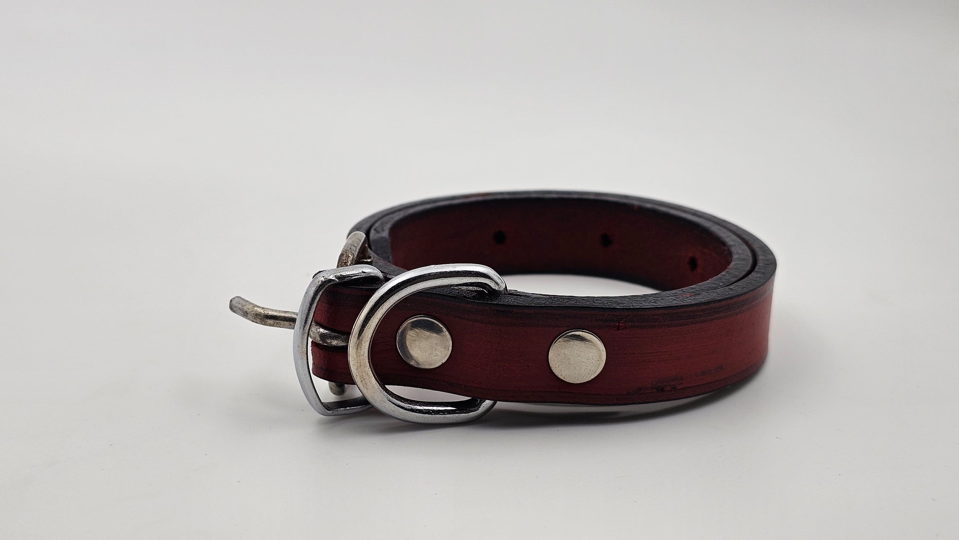 Premium Leather Pet Collar – 50cm (Adjustable)