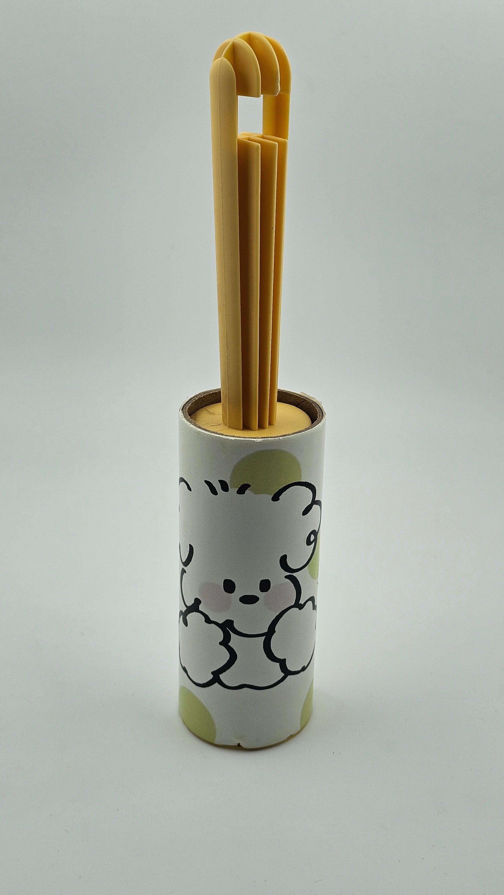 Cute Cartoon Lint Roller with Handle – Refill Pack (Set of 3)