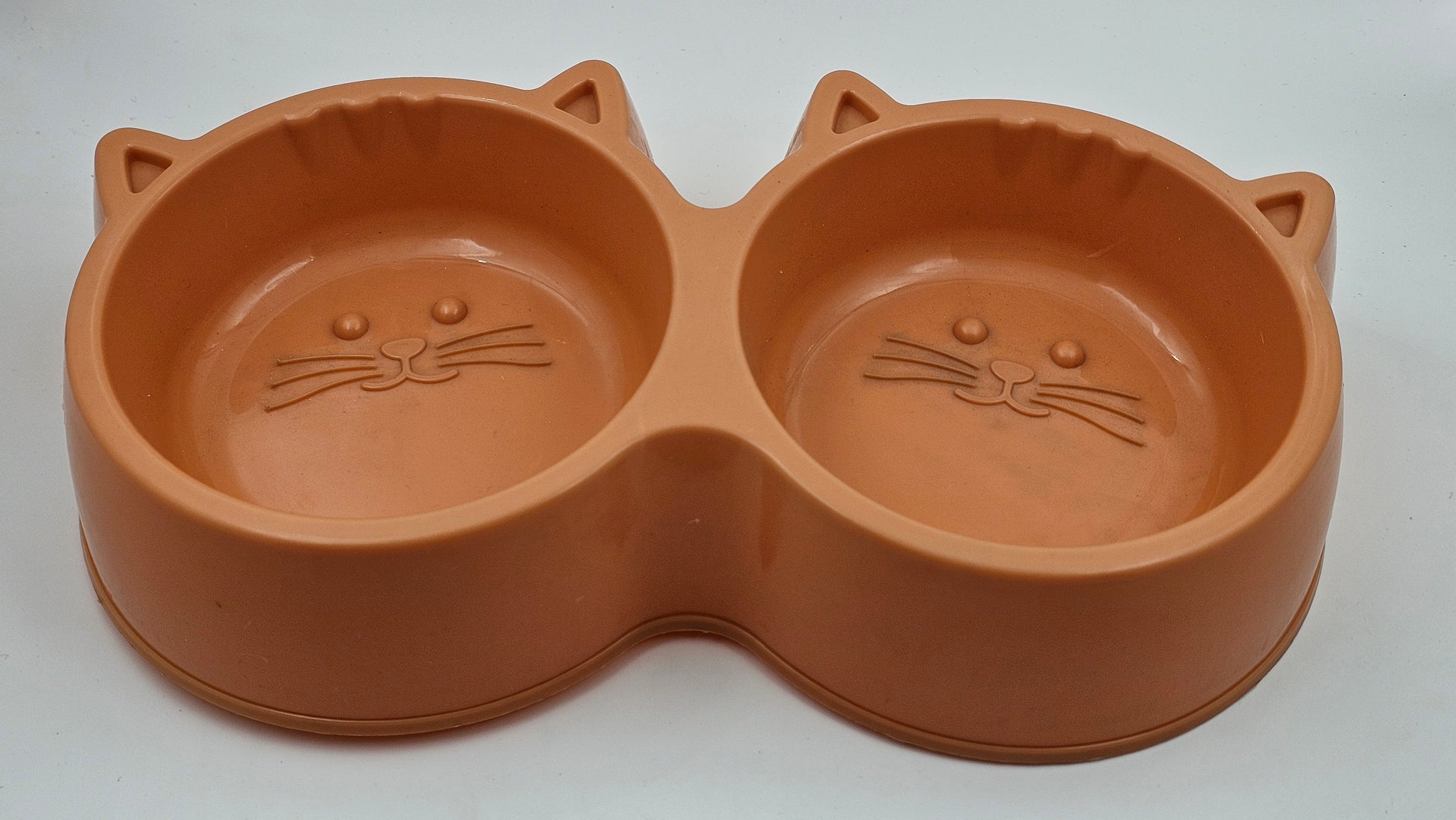 Cute Dual Cat Bowl Big – Food & Water Feeder for Pets
